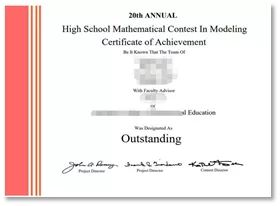 20届HiMCM高中数学建模特等奖(Outstanding,前1%) 20届HiMCM高中数学建模特等奖(Outstanding,前1%)
